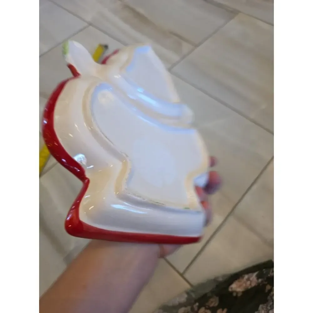 Santa Candy Dish‎ Christmas Plate Platter